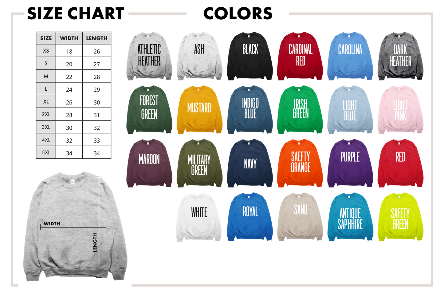Peace Love Witch Sweatshirt