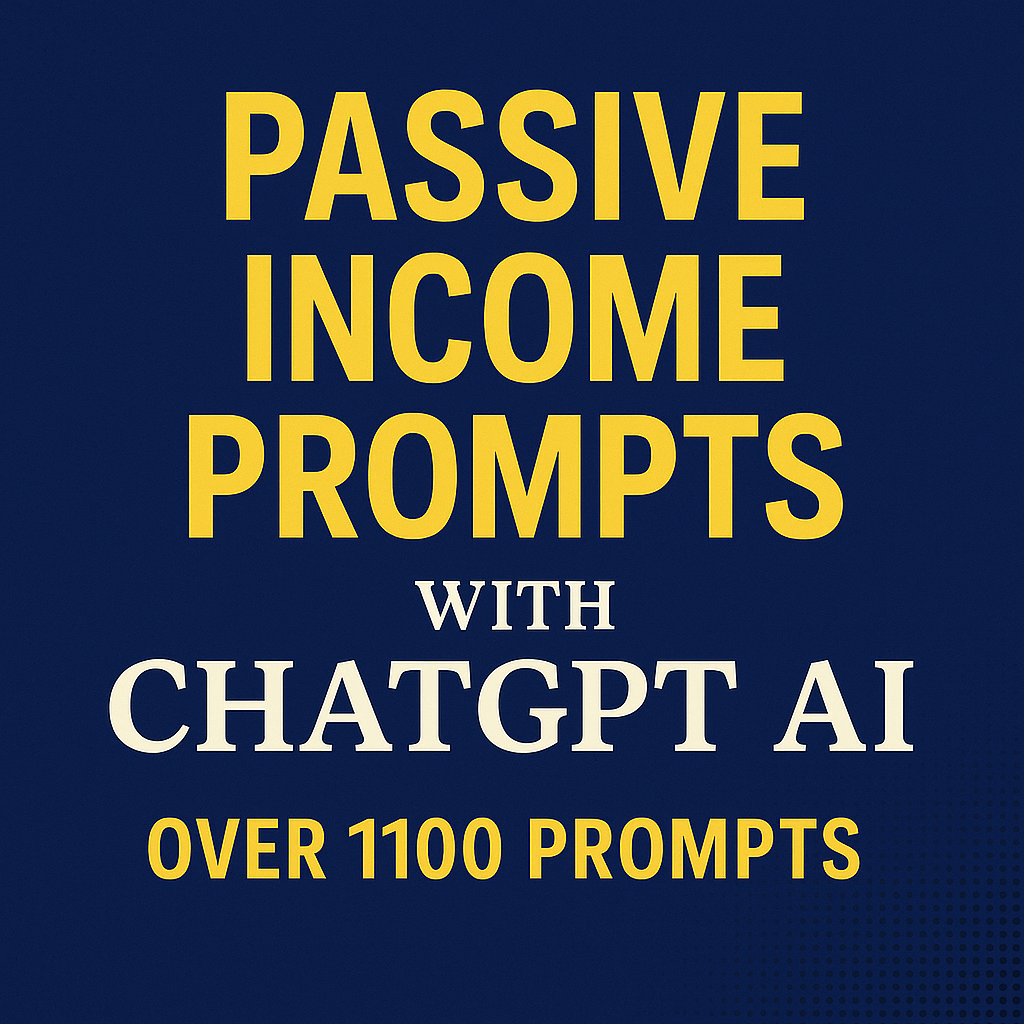 Passive Income Prompts with ChatGPT AI