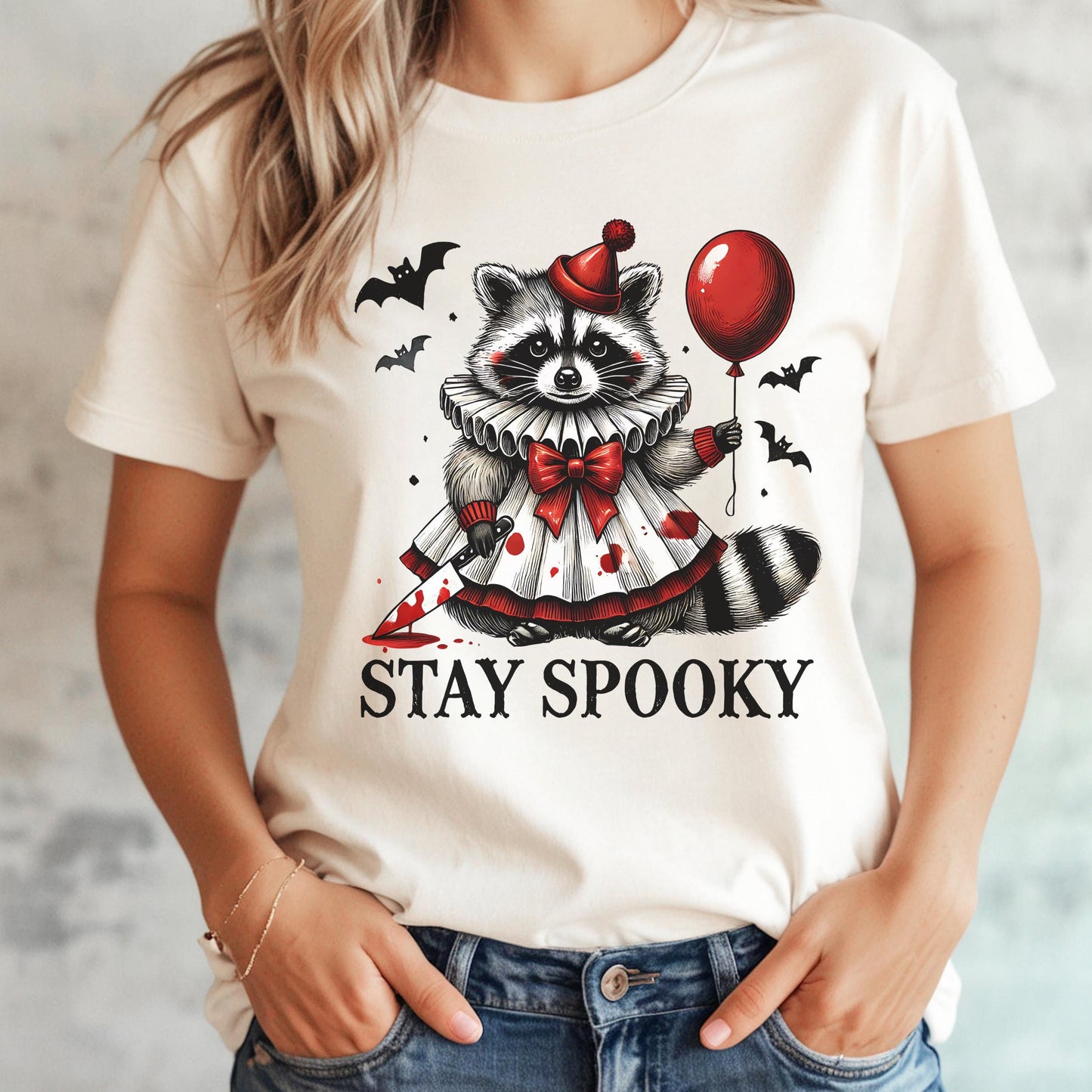 Stay Spooky Halloween Shirt, Funny Clown Shirt, Halloween Seasonal Tee-Shirt,
