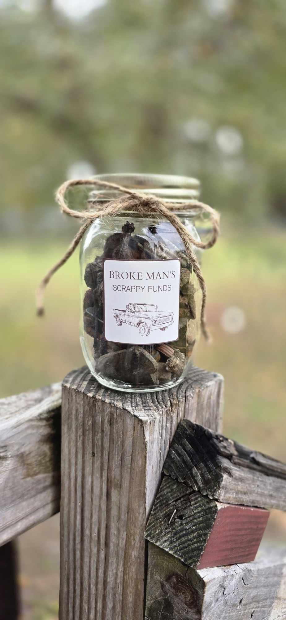 Funny Rustic Gag Gift for Mechanics, Dads & Home Decor – Quirky Man Cave Decor, Prank Gift for Men and Friends