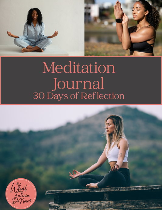 How to Meditate Journal | 30 Guided Prompts for Beginners
3. Meditation Workbook PDF | How to Meditate & Self-Care Guide