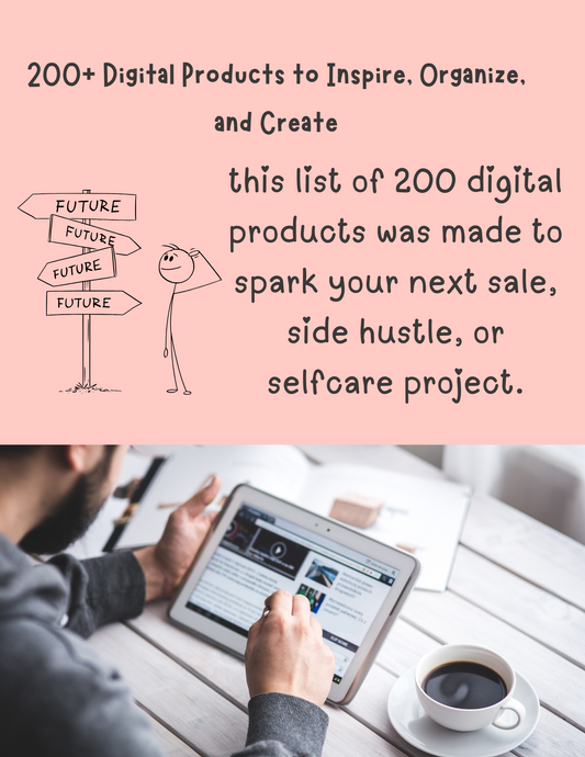 200 Ideas For Digital Designs To Sell