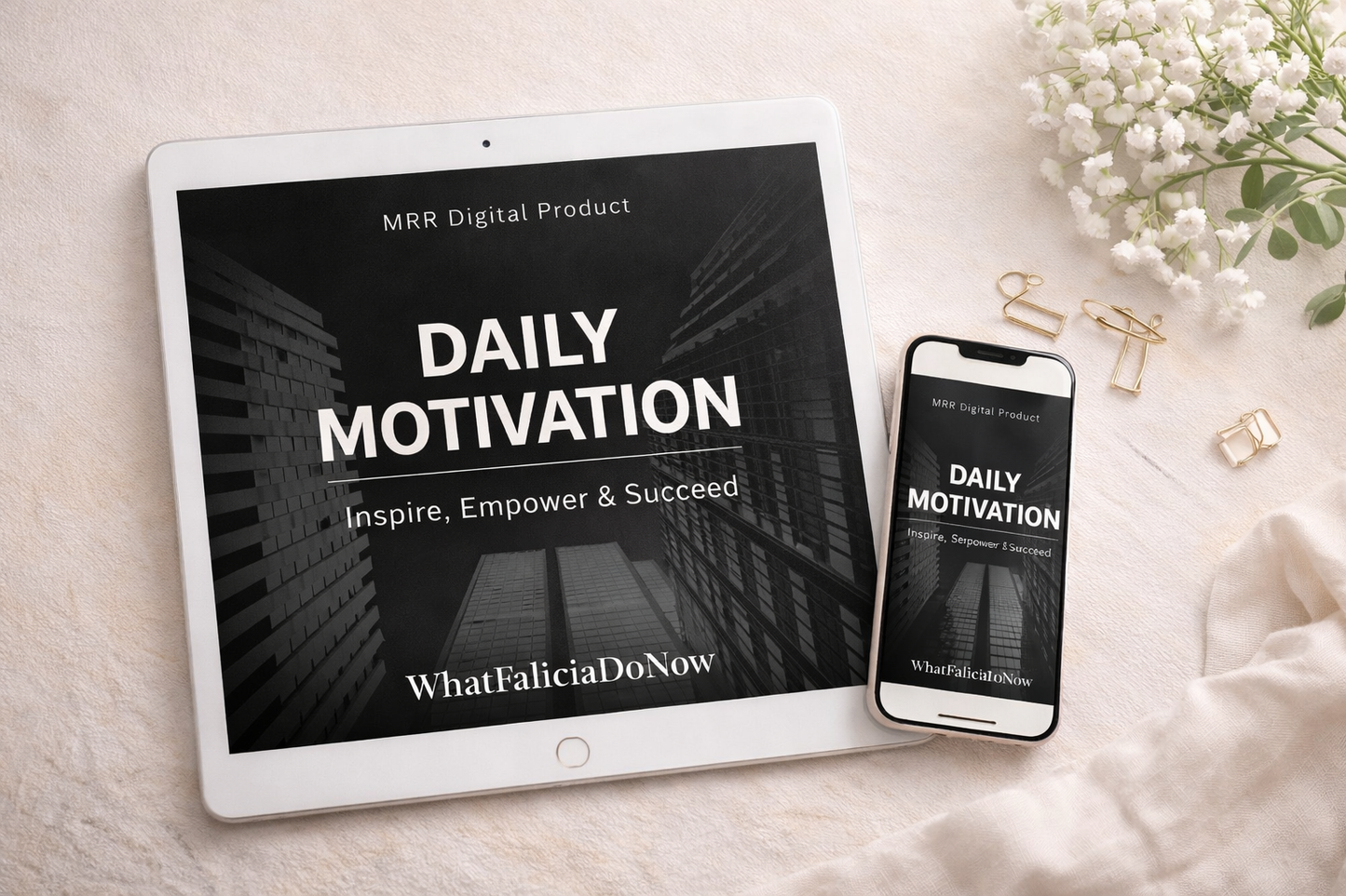 MRR Digital Product | Daily Motivation eBook