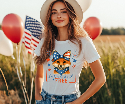Cute Fox 4th July Shirt