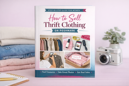 Reseller Success on Poshmark: Thrift Clothing Guide + Scripts + Checklists