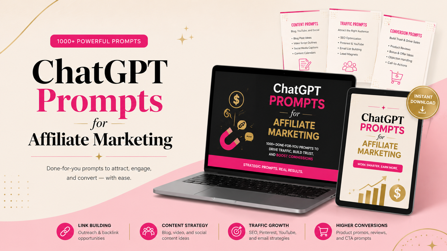 ChatGPT Prompts for Affiliate Marketing