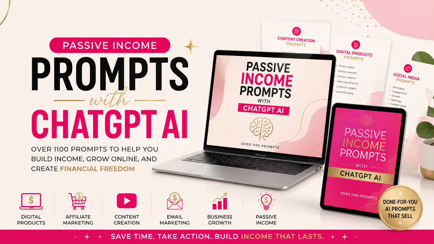 Passive Income Prompts with ChatGPT AI