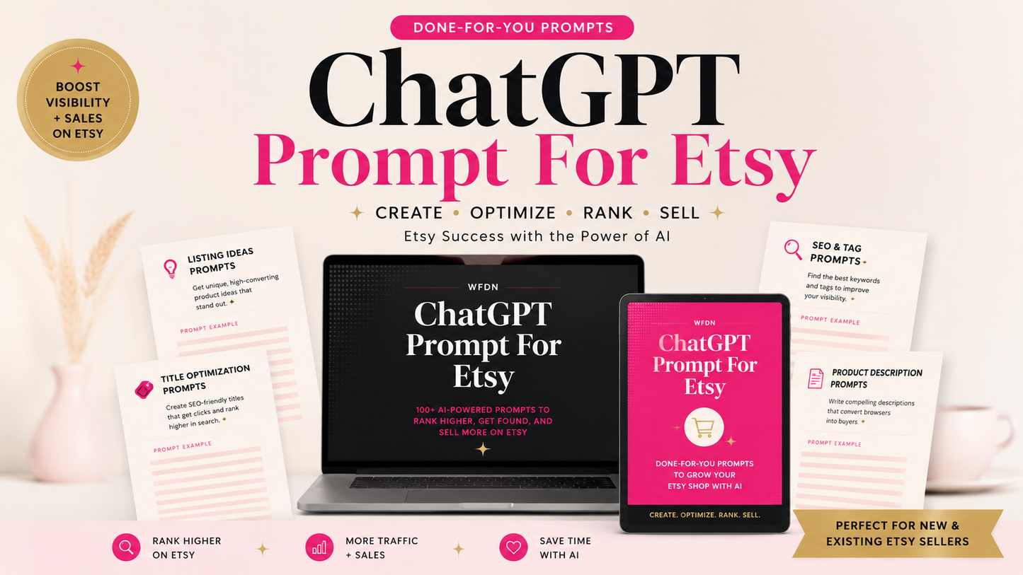 ChatGPT Prompt For Etsy