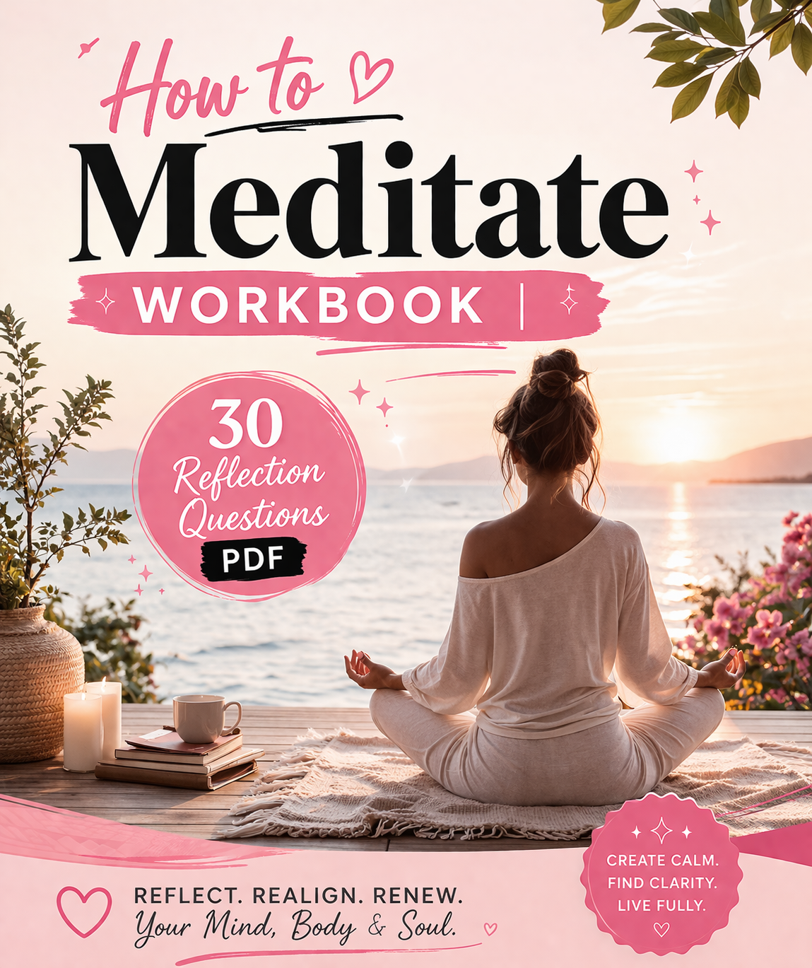 How to Meditate Workbook | 30 Reflection Questions PDF