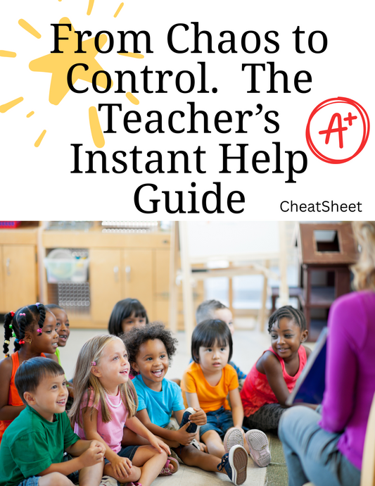 Teacher Cheat sheet