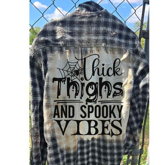 Spooky Flannels | Thick Thighs and Spooky Vibes