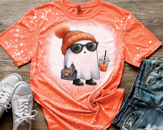 Retro Ghost T-shirt, Halloween Ghost Tee Shirt, Spooky Season Shirt, Funny Halloween Ghost Shirt