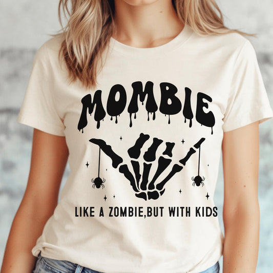 Mom Halloween Shirt, Mombie TShirt, Mama Halloween T-shirt, Halloween Shirt for Mom Gift for Halloween Tee, Retro Fall Shirt