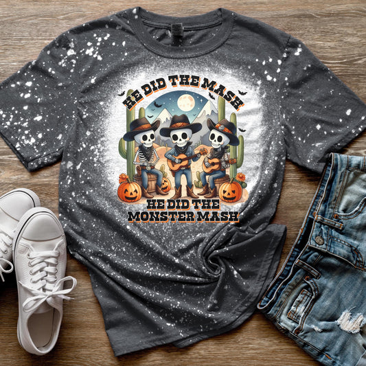 Halloween Western T-shirt, Halloween Ghost Tee Shirt, Spooky Season Shirt, Cowboy Skeleton Halloween Shirt