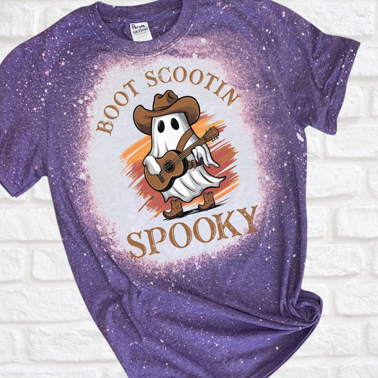 Funny Halloween Western T-shirt, Halloween Ghost Tee Shirt, Spooky Season Shirt, Cowboy Ghost, Halloween Shirt