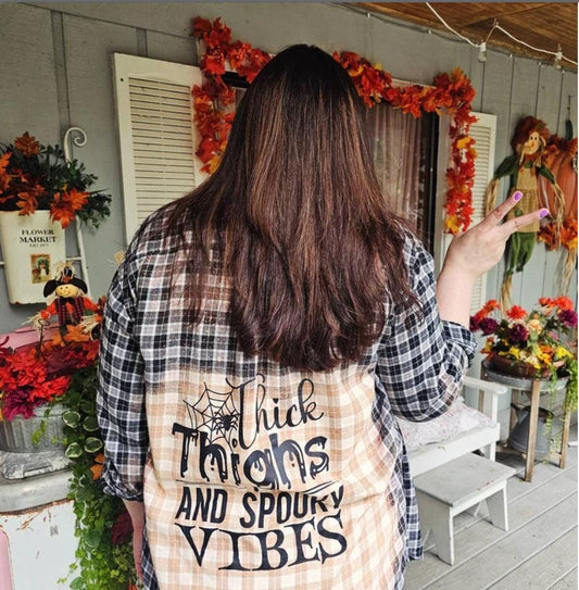 Spooky Flannels | Thick Thighs and Spooky Vibes