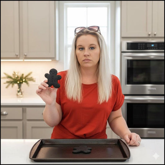 Burnt Cookie Christmas Portrait Prompt – Gemini AI Photoshoot | Instant Download